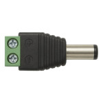 Разъем DC-M (D 5,5x2,1 мм) с клеммами под кабель screw папа