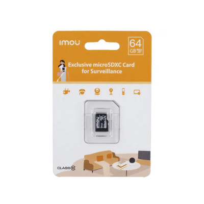 Карта памяти MicroSD 64Гб Imou ST2-64-S1 Карта памяти MicroSD 64Гб Imou ST2-64-S1