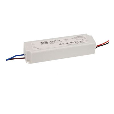 Импульсный источник питания MeanWell LPV-60-24 Rohs AC/DC Импульсный источник питания MeanWell LPV-60-24 Rohs AC/DC